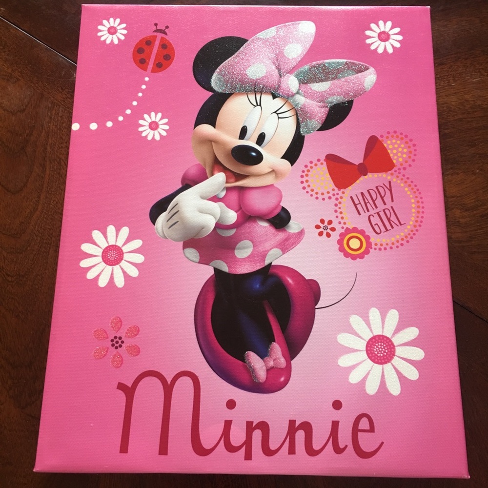 Minnie Mouse canvas pic 11x14